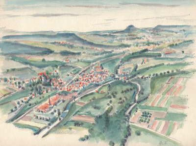 R0300*-Ebersbach Fils Vogelschau