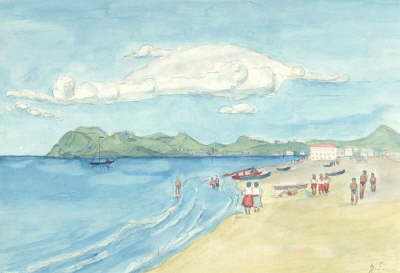 R1226*-Riccione, aam Strand